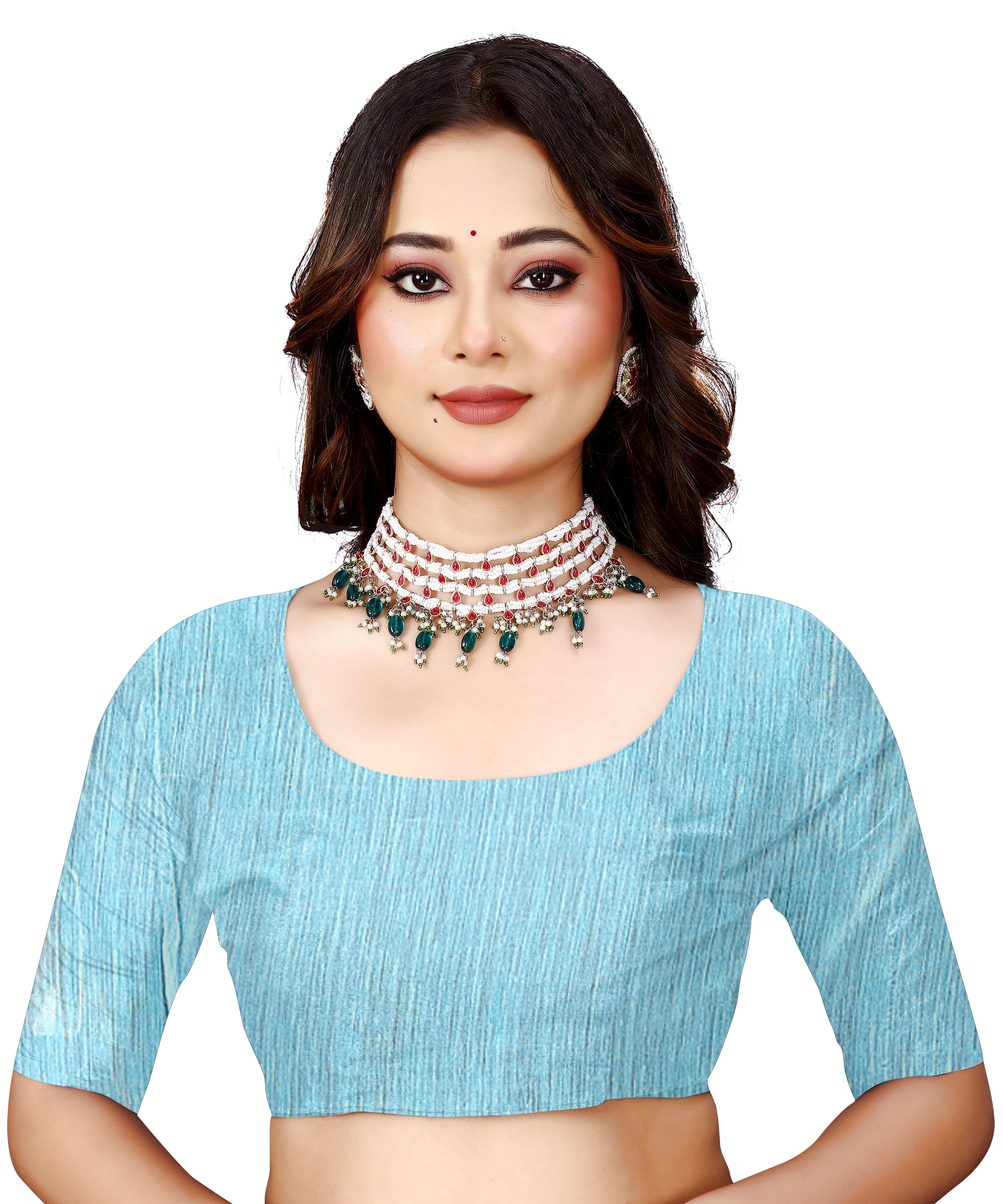 OWLSKY, SASSY & STYLO Jacquard Saree for Women | Elegant Weaving Work | Jacquard Silk Saree with Unstitched Blouse for Women | Unique Digital Pallu Art Yellow Sea Blue