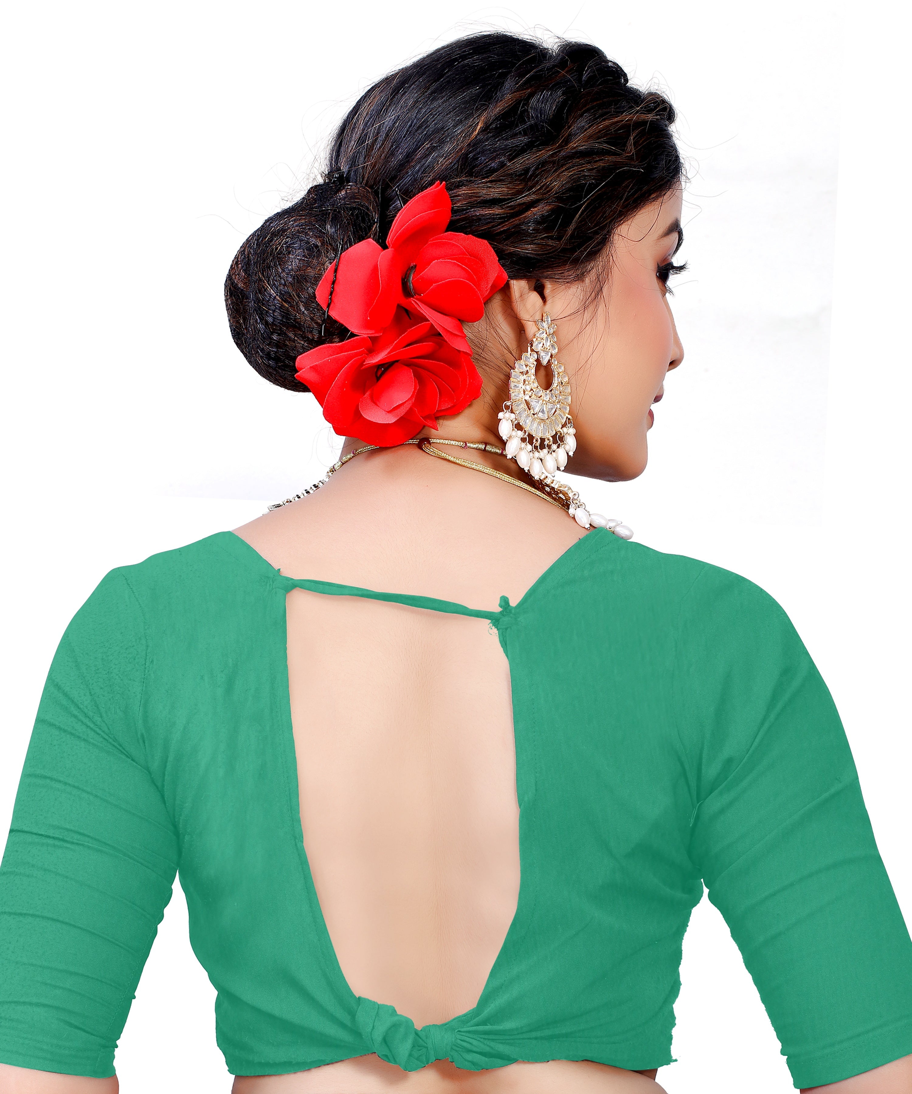 Owl Sky Kanjivaram Cotton Silk Saree for Women with Zari Border | Traditional Indian Saree with Unstitched Blouse Piece | Lightweight Festival Wear Saree | Elegant Soft Cotton Silk Saree Parrot Green