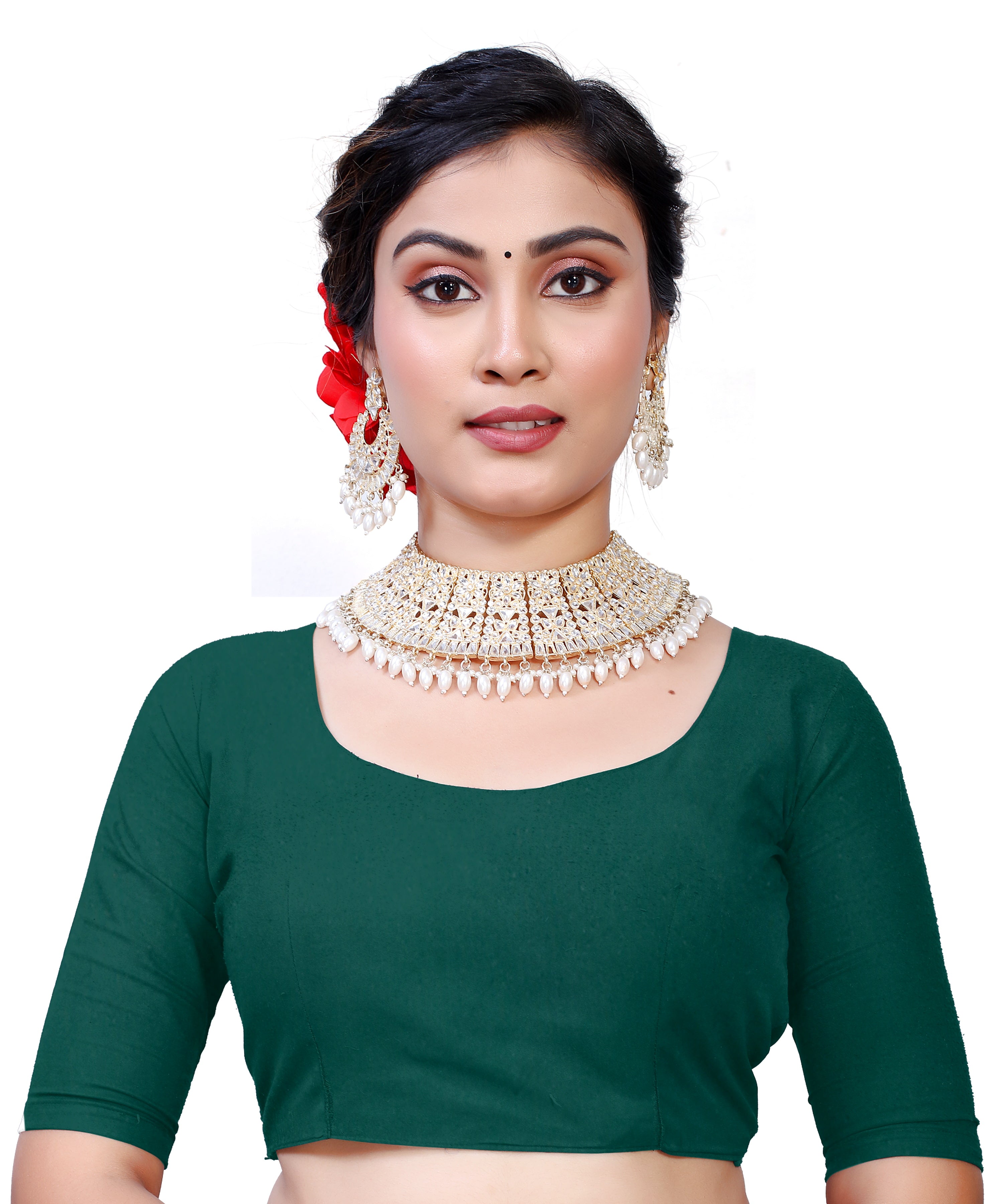 Owl Sky Kanjivaram Cotton Silk Saree for Women with Zari Border | Traditional Indian Saree with Unstitched Blouse Piece | Lightweight Festival Wear Saree | Elegant Soft Cotton Silk Saree Bottle Green