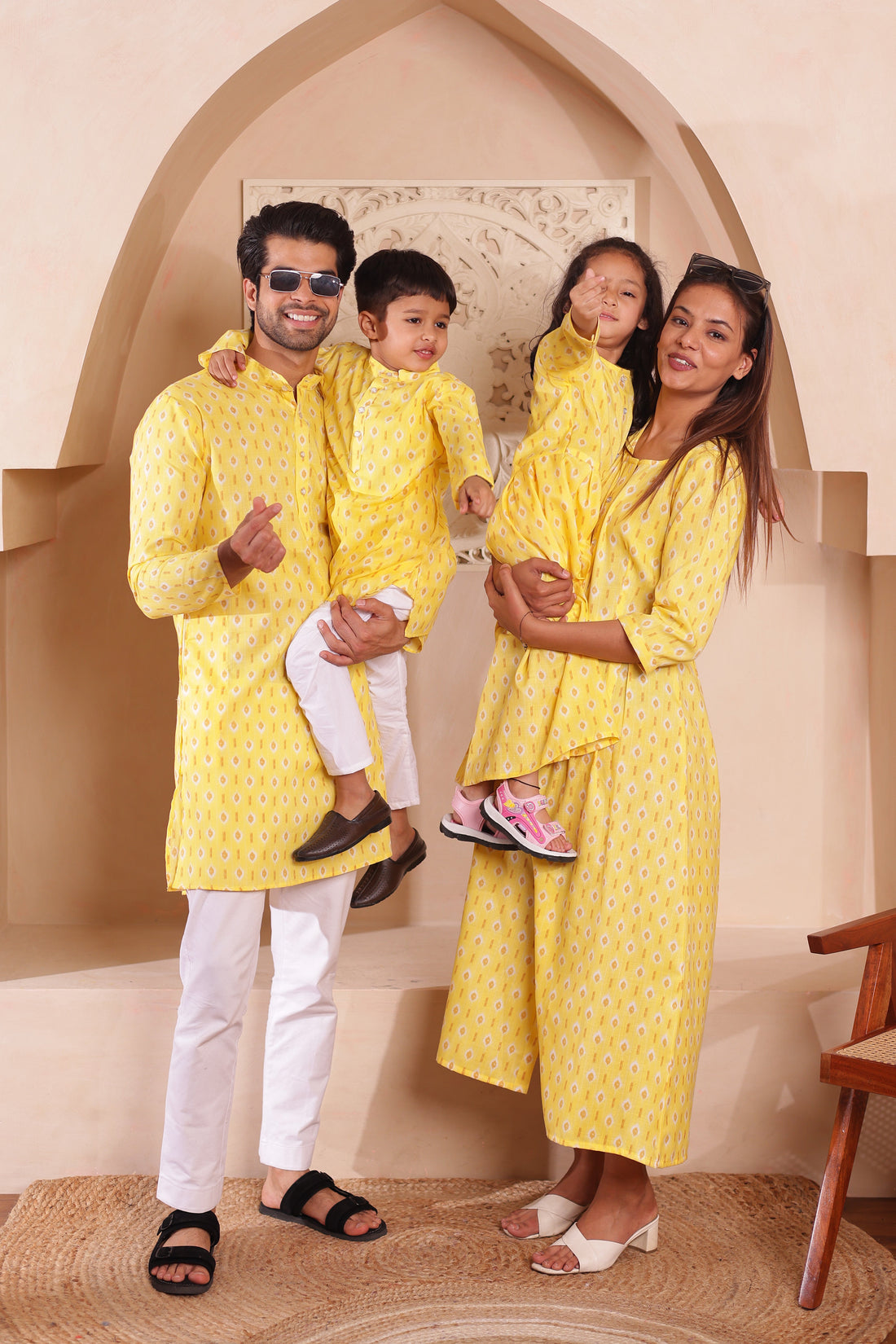 Haldi vibes | Family Matching Outfits