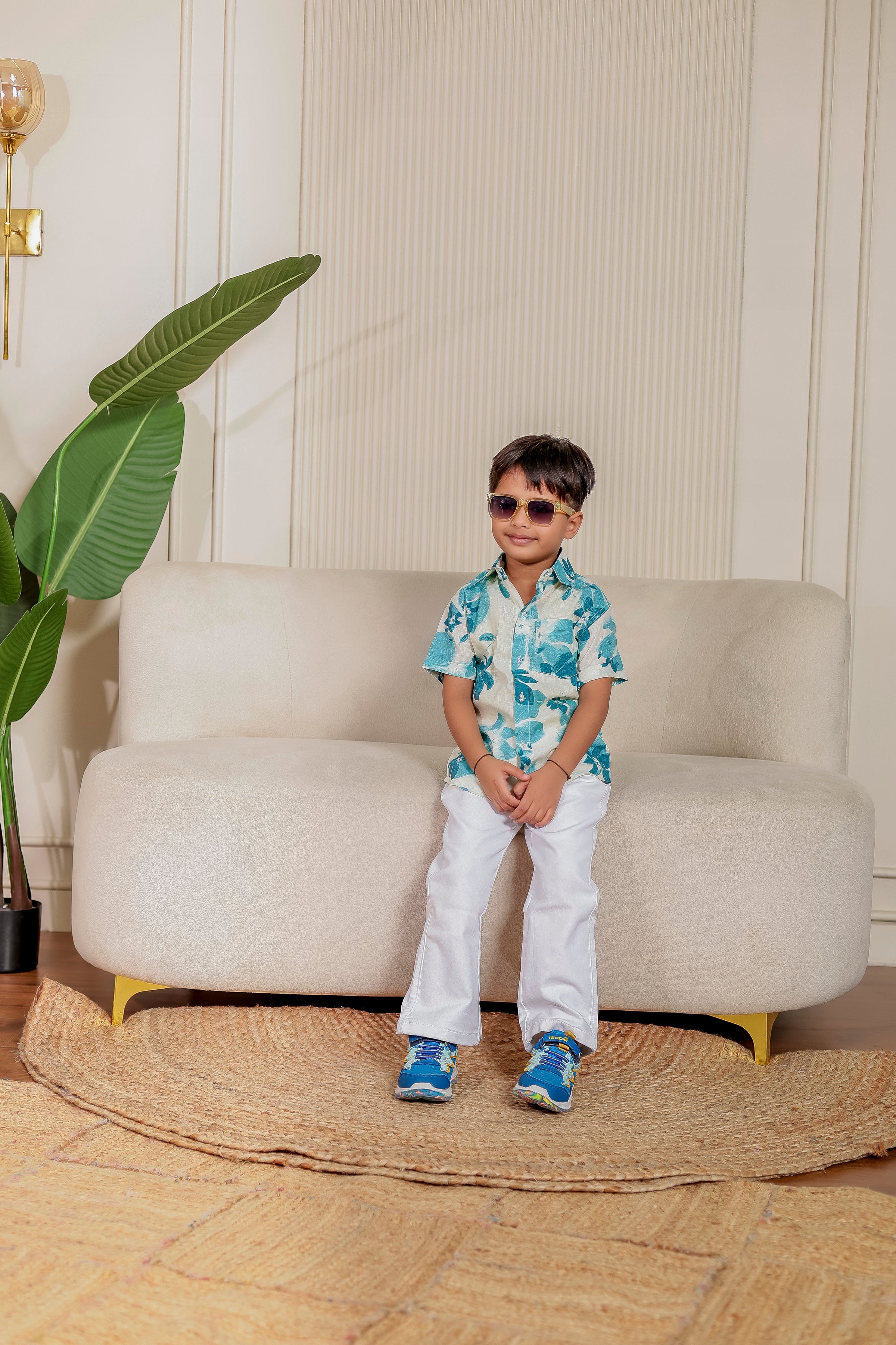 ☘️ Ivory Pankhuri | Family  Matching Outfits 👨‍👨‍👧‍👦