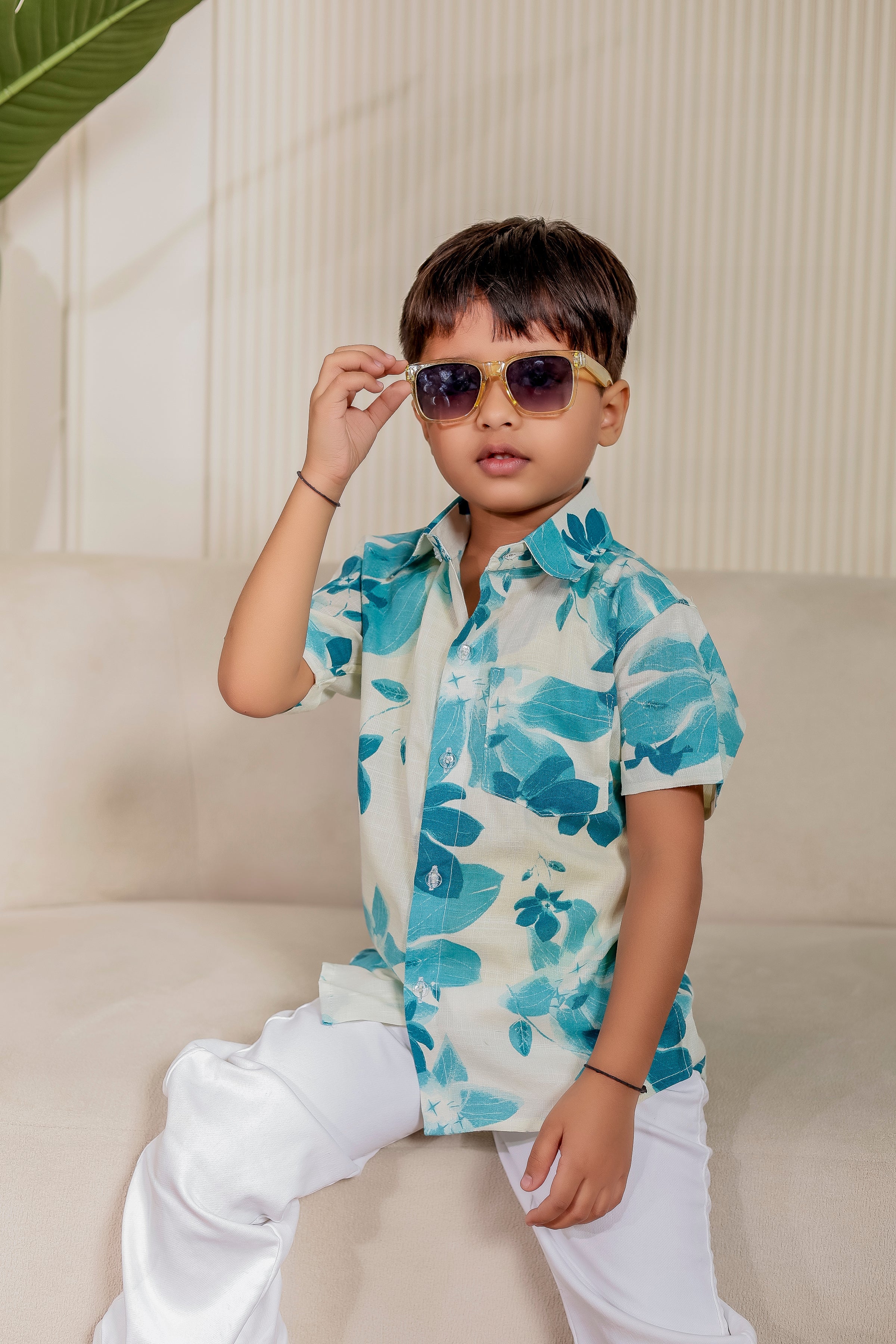 ☘️ Ivory Pankhuri | Family  Matching Outfits 👨‍👨‍👧‍👦