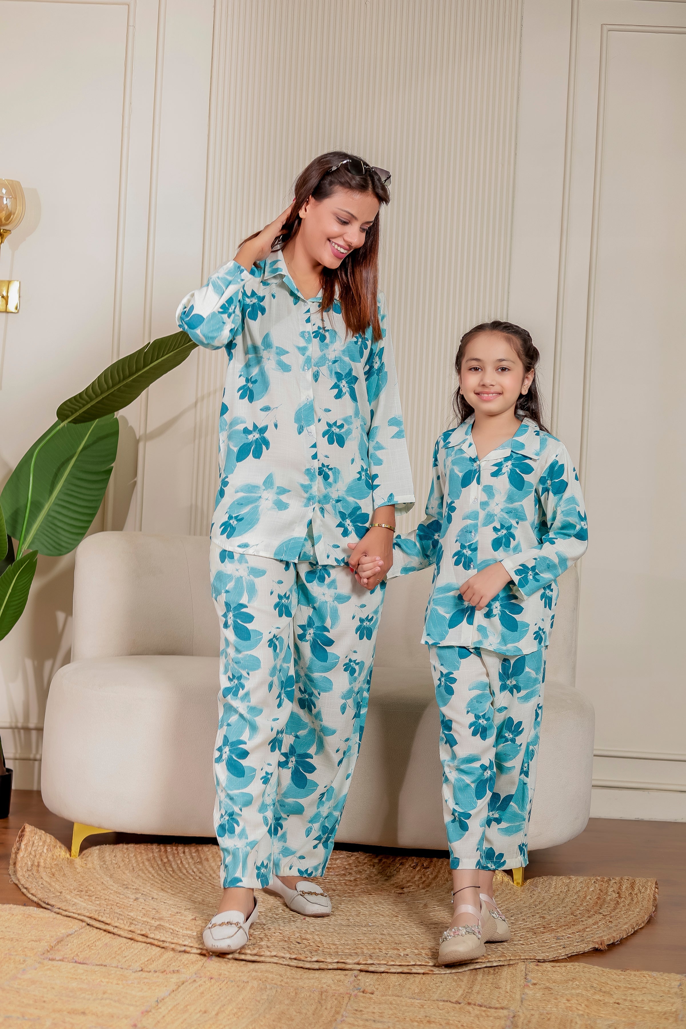 ☘️ Ivory Pankhuri | Family  Matching Outfits 👨‍👨‍👧‍👦