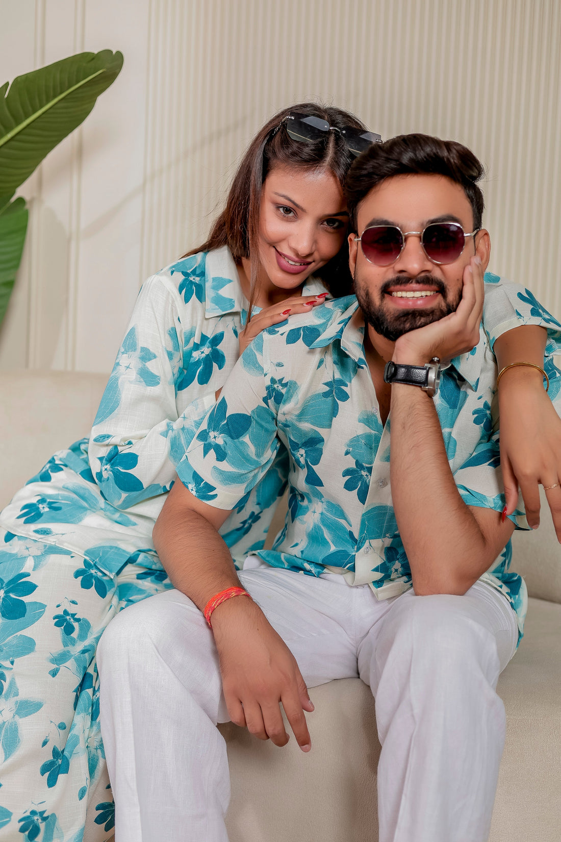 ☘️ Ivory Pankhuri | Family  Matching Outfits 👨‍👨‍👧‍👦