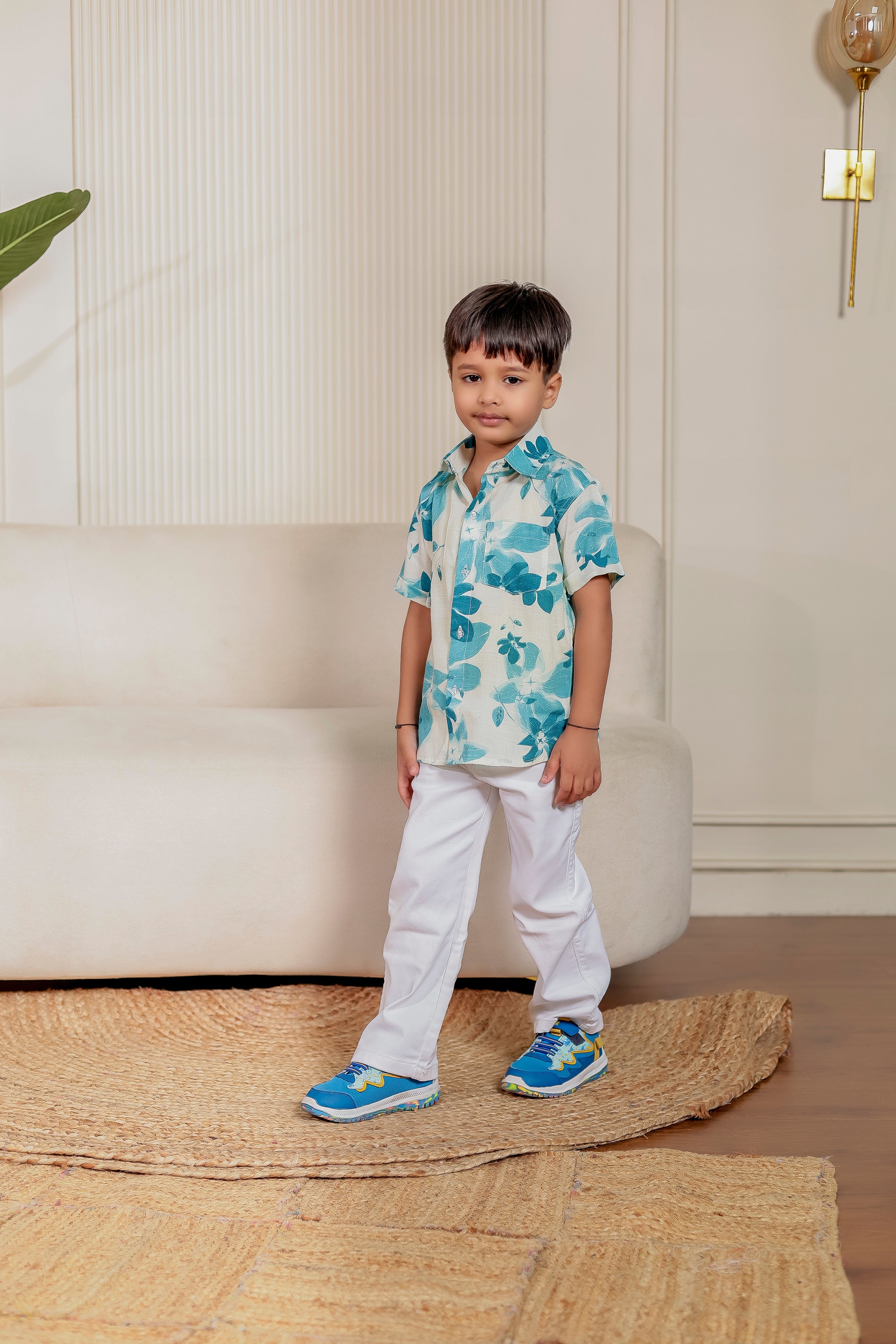 ☘️ Ivory Pankhuri | Family  Matching Outfits 👨‍👨‍👧‍👦