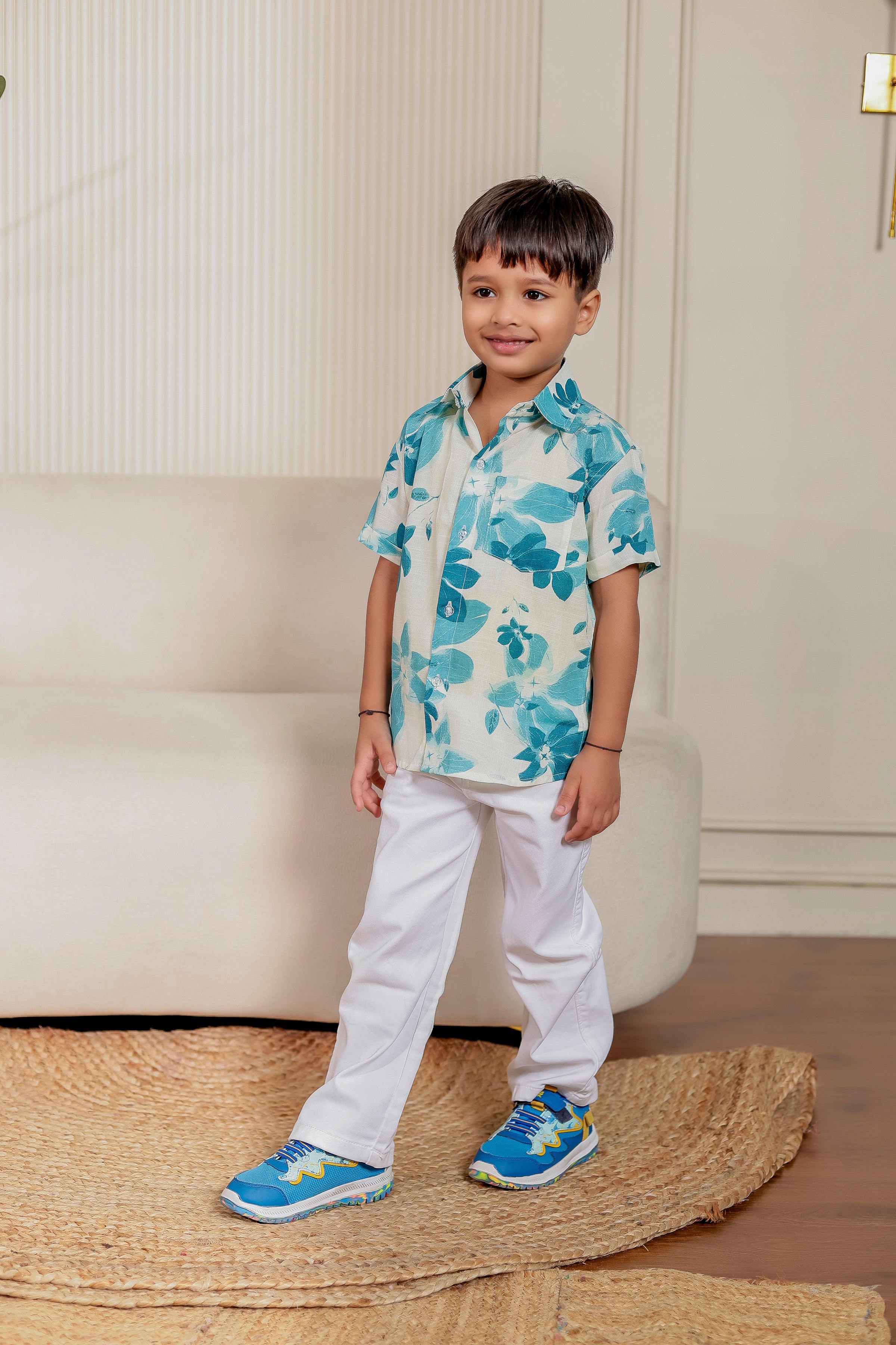 ☘️ Ivory Pankhuri | Family  Matching Outfits 👨‍👨‍👧‍👦