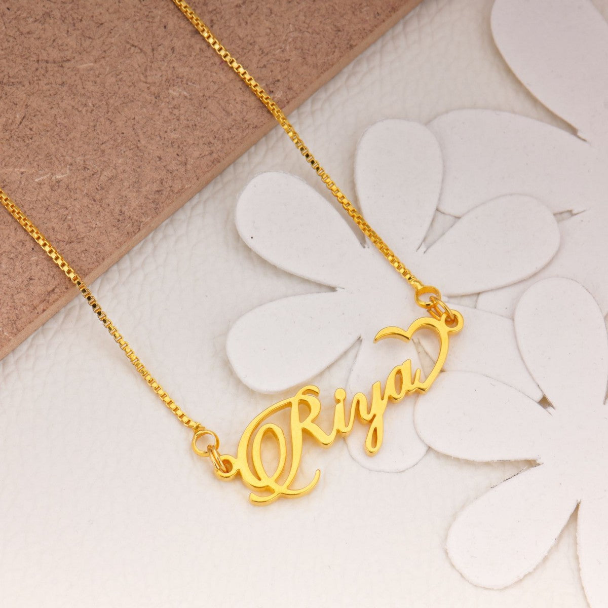 Half Heart Name Necklace