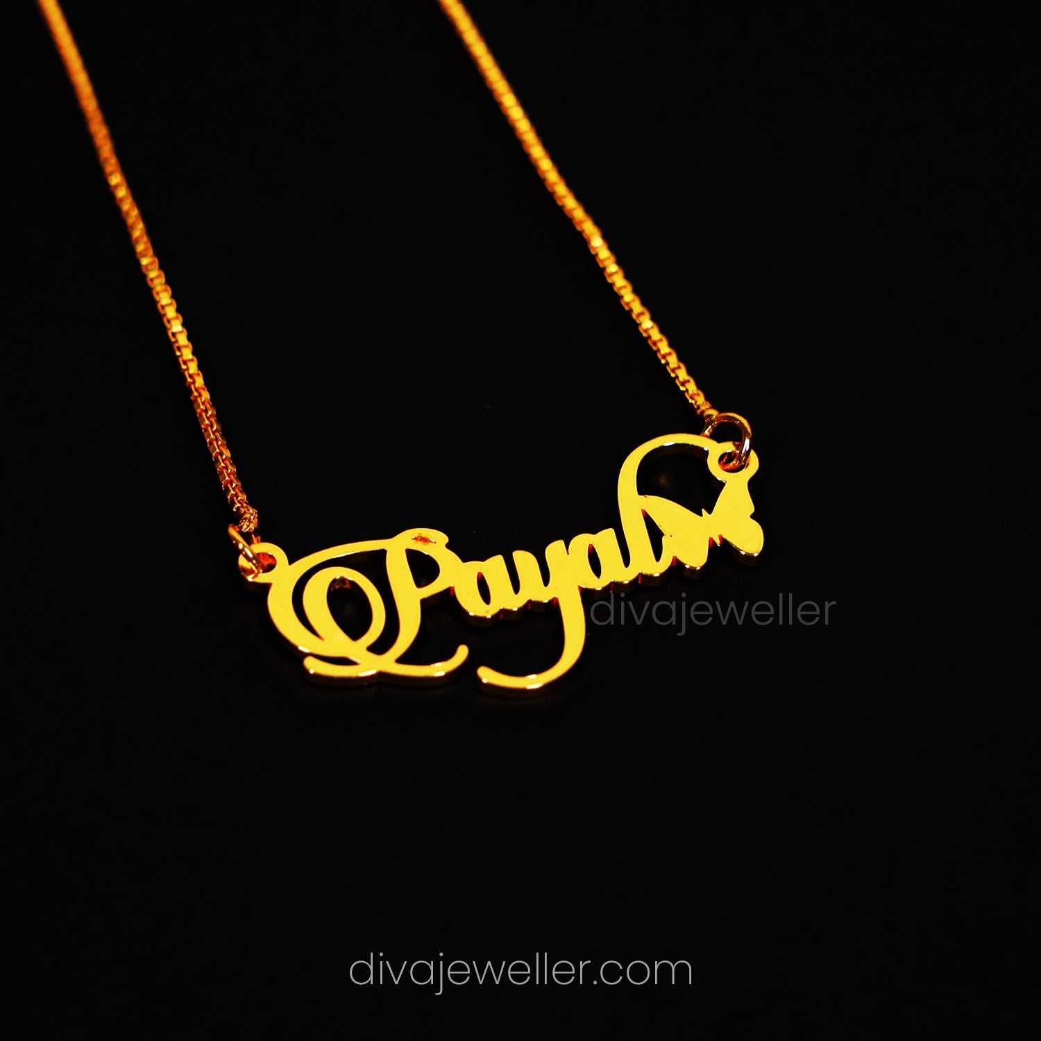 Butterfly Name Necklace